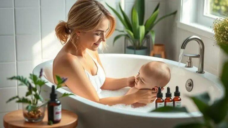 Banho Aromático para Crianças: Receitas Seguras