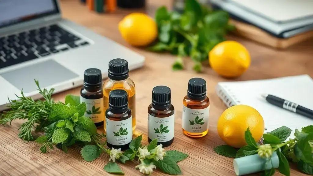 Foco no Trabalho: 6 Óleos Essenciais Concentradores - foco trabalho óleos Foco no Trabalho: 6 Óleos Essenciais Concentradores